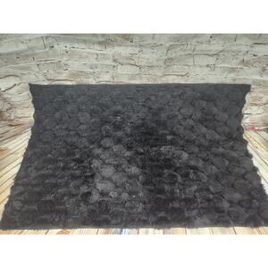 Soft Bathroom Rug Black NEW 31x20